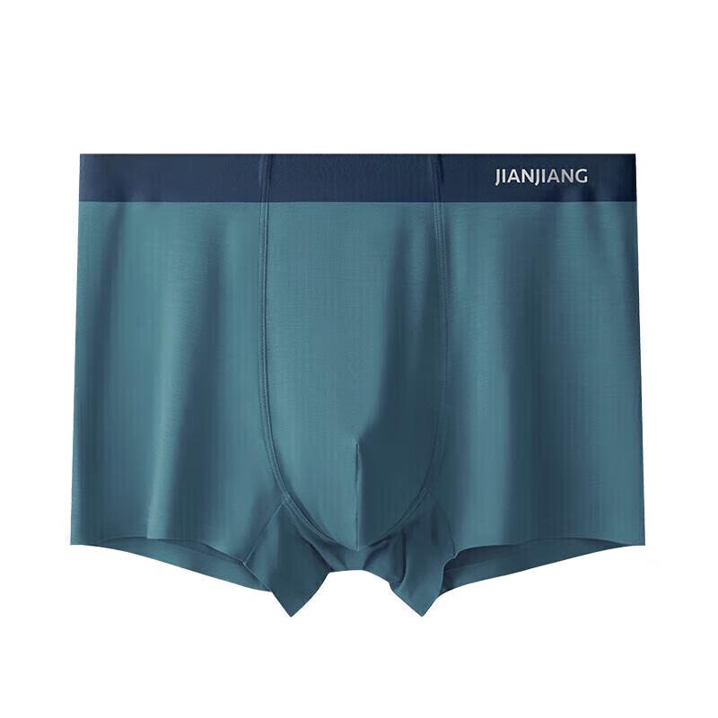 Jianjiang Men's 5A Antibacterial Seamless Boxer Briefs 3-Pack
