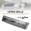 Matt Black Front Bumper Grill Grille Fit Ford Ranger T6 2012-2014 W/ LED Light