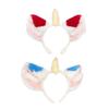 High Elasticity Plush Headbands Featuring Cute Mythical Ears Face Washing Soft Material Sensitive Skin Friendly