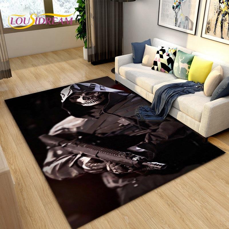 COD, Call of Duty Game ,Gamer Area Rug,Carpets Rug for Living Room Bedroom Sofa Doormat Decoration,Kids Play Non-slip Floor Mat