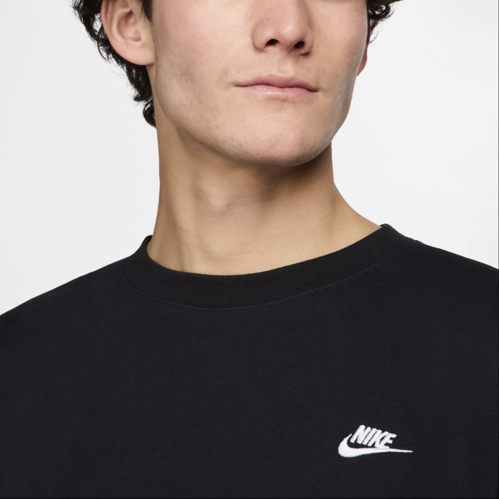 Nike Sports Life Collection NK CLUB FT OVERSIZED CREW Sweatshirt Men's Black HJ1820-010