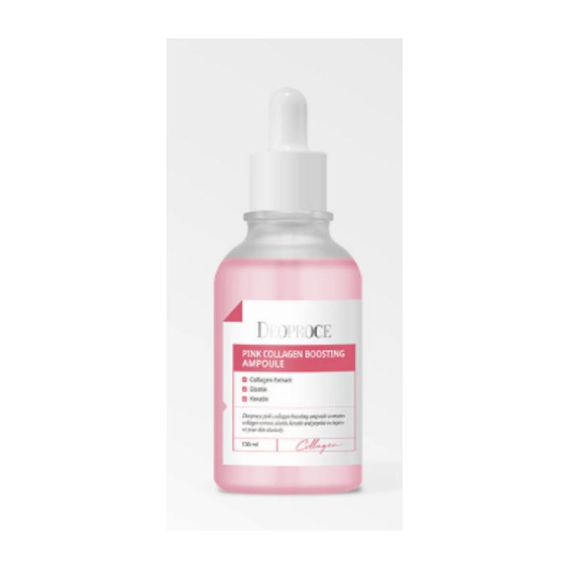 Deoproce Pink Collagen Boosting Colorful Ampoule 100ml – Firming Elasticity Care & Plumping Serum
