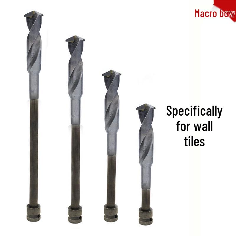 Electric Wrench Hole Saw for Wall Tiles, Alloy Drill Bit for Concrete, Insulation Board & Foam Brick Drilling