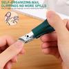 1/3 Pcs Large Opening Nail Clipper With Slanted Tip High-End Anti Splash Single Armor Groove Nail Clipper Thick Toenail Pliers