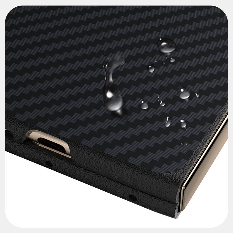 ABEEL For Huawei Mate X6 Magnetic Case Carbon Fiber Texture Back Cover