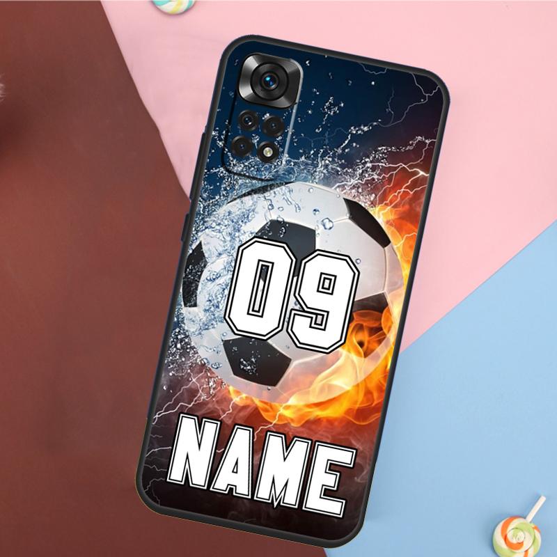 PERSONALIZED NUMBER Hockey BASKETBALL Case For Xiaomi Redmi Note 11 Pro 11S 8 9 12 10 Pro 10S 9S Redmi 10 12C 9C 10C Back Cover