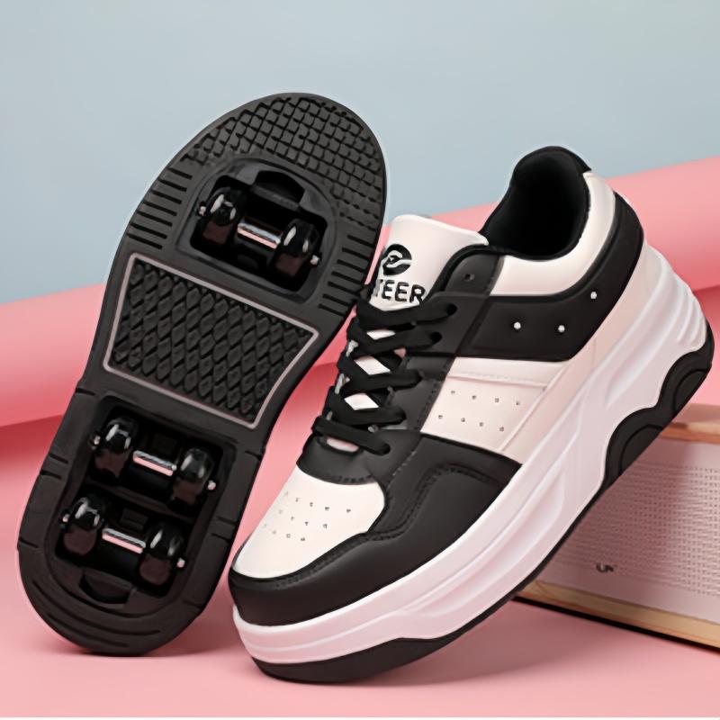 

6 Wheels Children s Roller Skates Shoes Detachable Shoes with Wheel 2 in 1 Removable Pulley Skate Skating Parkour Racing Sneaker 31
