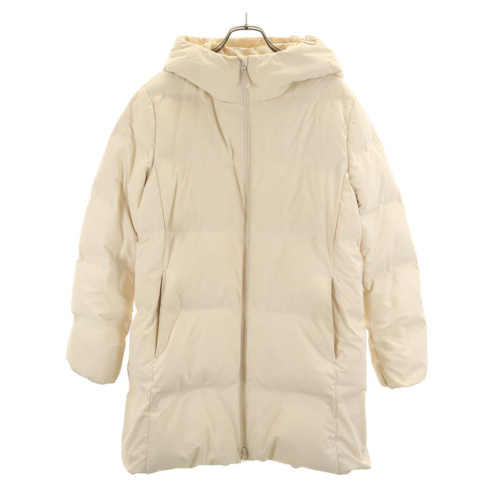 Uniqlo Seamless Down Coat XL Ivory Women Used