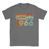 Vintage Vintage 1966 Made in 1966 Retro 60th Birthday Gift TShirt Men Cotton T Shirt  Short Sleeve Tee Shirt Gift Idea Clothes