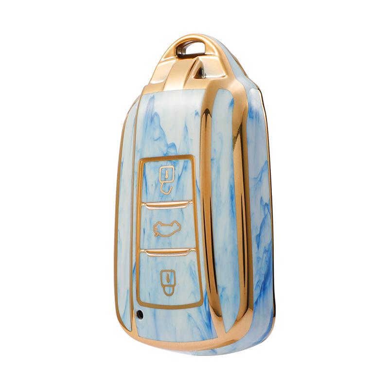 Compatible Key Cover for Dongfeng Fengxing Jingyi S50 21, T5, M7 Lingzhi, M5EV Gem Pattern