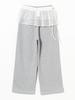 Ray Beams Women's Sweatpants with Frill Belt Set, Gray 0