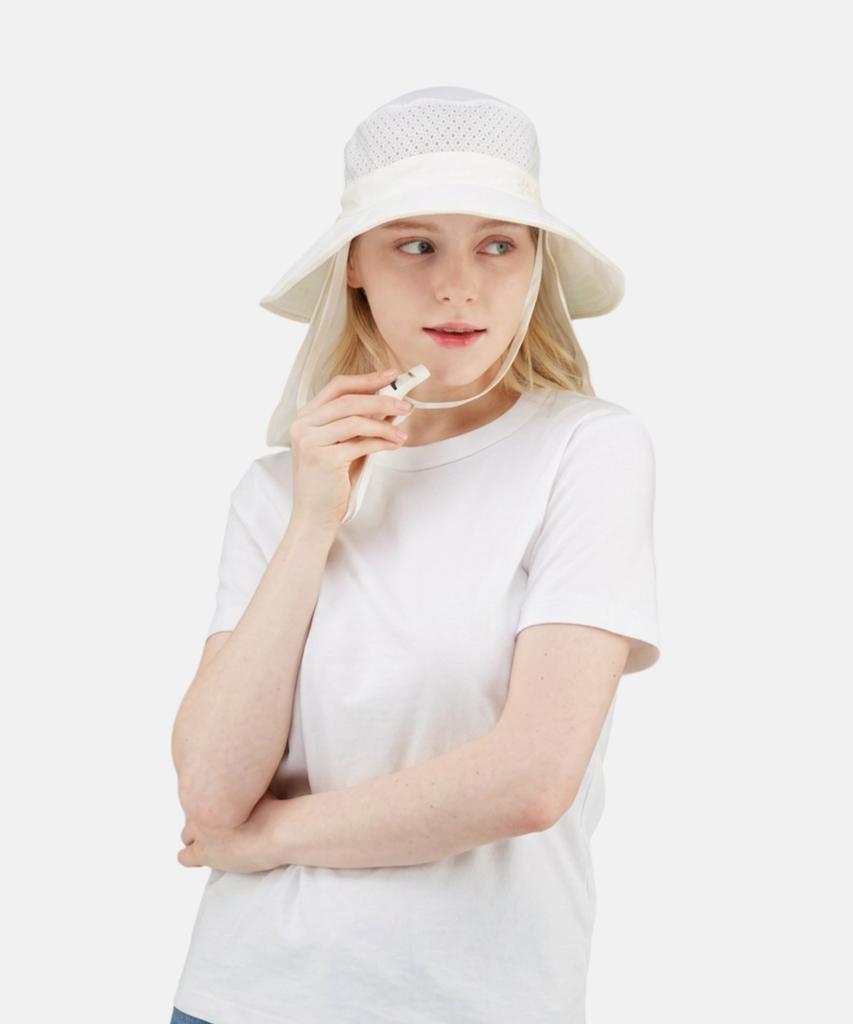 Sseongeulleideu Adult Uv Protection Flap-In Camping Hat Bucket Hat