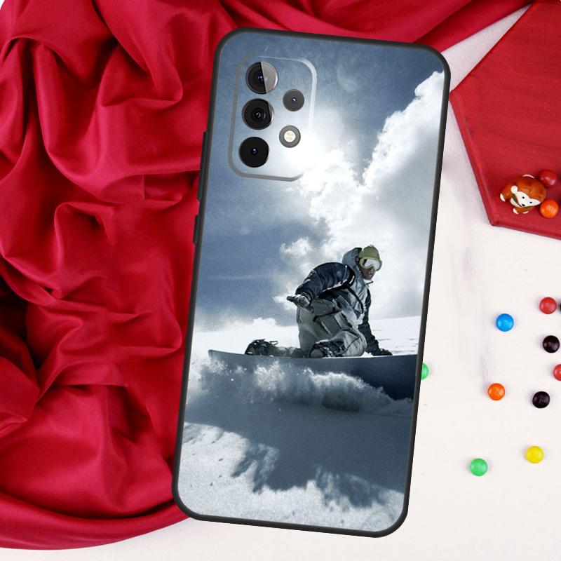 Cool Sports Snowboarding For Samsung Galaxy A15 A55 A53 A33 A35 A22 A32 A52 A54 A34 A14 A56 A36 A26 A16 A05 A06 Case