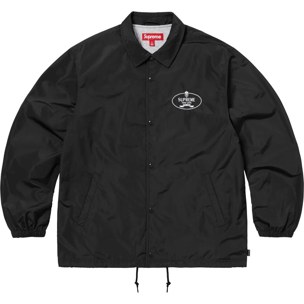 Supreme Crest Coaches Jacket Black