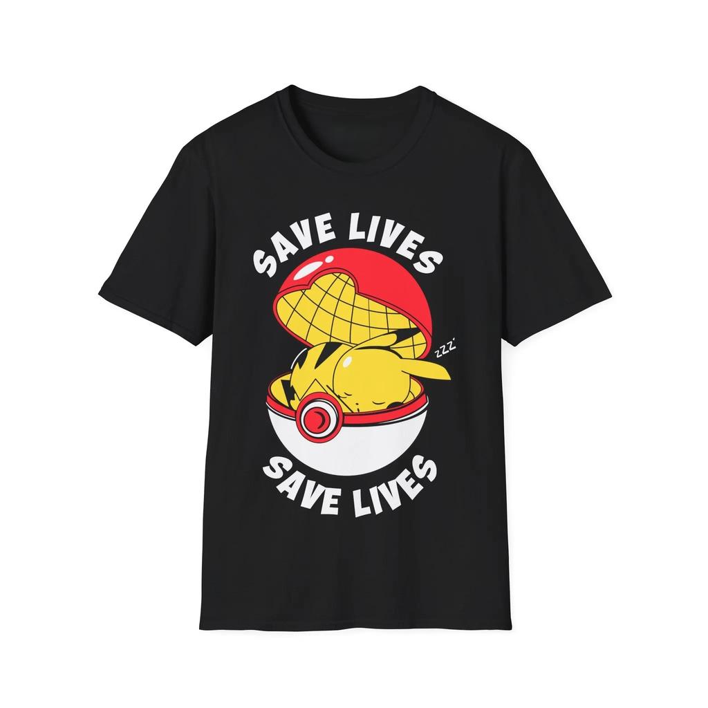 Anime Pokémon Graphic TShirt 100Cotton Oversized unisex Shirt Y2k Unisex Short Sleeve ONeck Daily Street Style Selling Popular