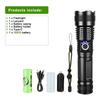 9000LM Powerful Flashlight USB Rechargeable Torch Light  High Power LED Flashlight Zoom Camping Lantern Work Lamp