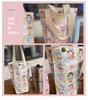 Cross-border Cartoon Canvas Bag - 3D Design, Waterproof, Thickened for Bottles & Umbrella