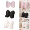 Bowknot Shaped Cushion Breathable Plush Pillow Decorative Cushion Cover for Sofa Bedside Chair Cushion Home Ornament