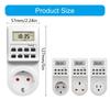 Simple To Use Intelligent Power Socket Featuring Timer Control &Screen For Home Appliance Management Energy Conservation