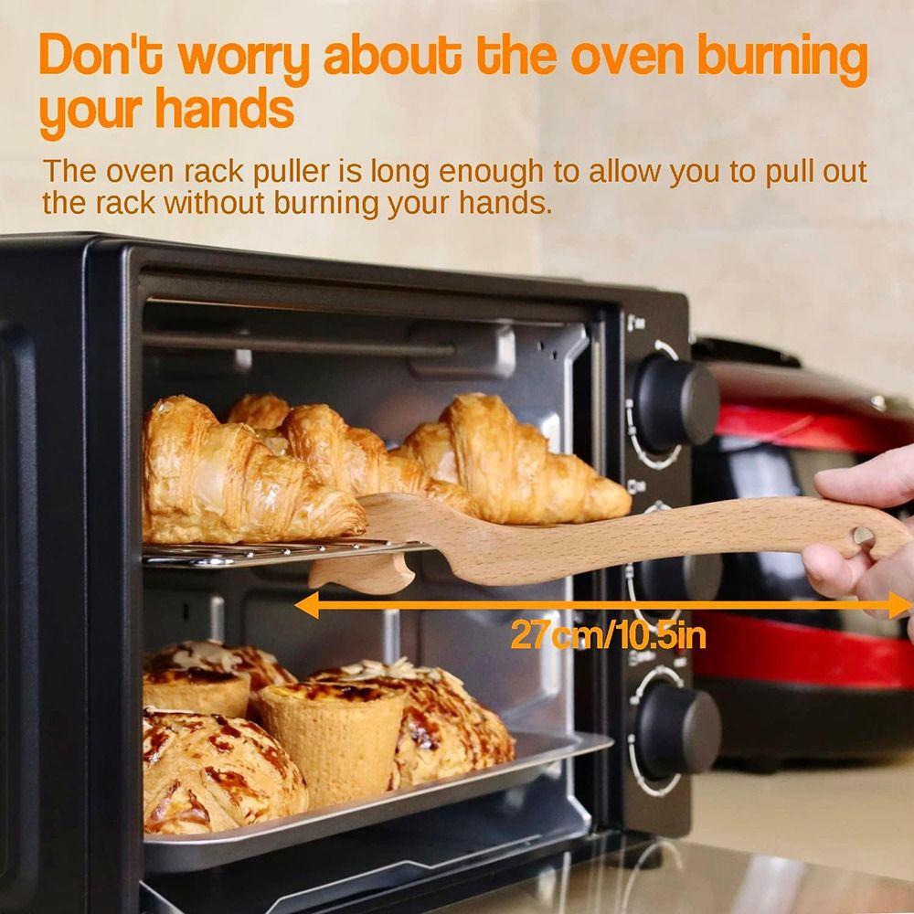 Satın alın Enough Length Effectively Prevent Burns Oven Rack Puller Oven Accessories Tool Rack