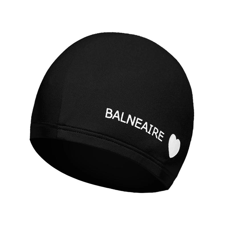 BALNEAIRE Little Red Heart Series Fabric Swimming Cap One Size