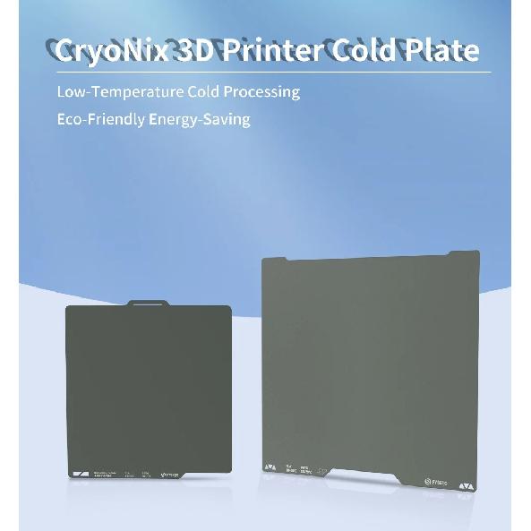 For Bambu Lab X1/P1/A1/H2D CryoNix 3D Printer Cold Plate Compatible Strong Adhesion High Low Temperatures For 3D Printer Parts