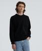 KNITTED Cashmere Wool Pocket Round Knit Black