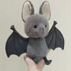 Jc Brooks Pipistrello Carino Pipistrello Peluche Morbido Animale Ripieno Kawaii Regalo di Halloween Per Bambini Bambola Pelosa da Collezione Per Arredamento Casa