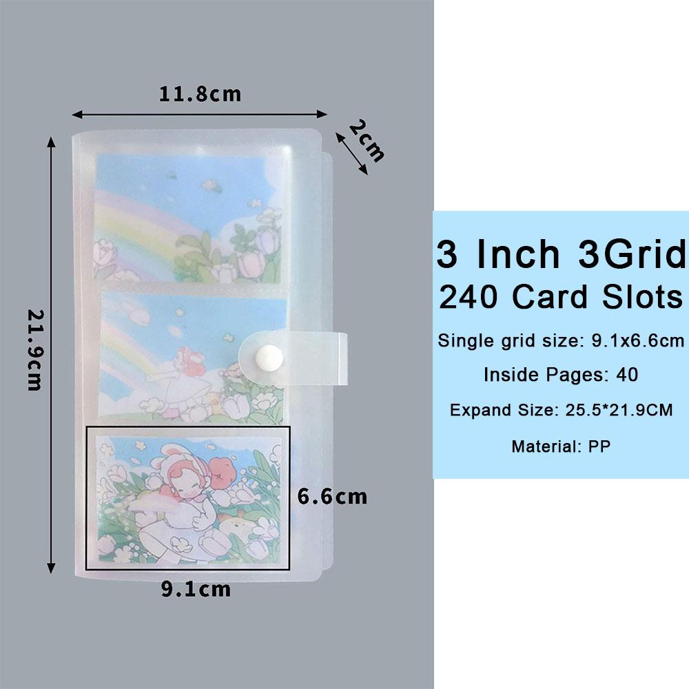 Clear Photo Album Kpop Photocard Holder Book Photocard Binder Card Protectors Collection Books Sleeve Pages Transparent Portable