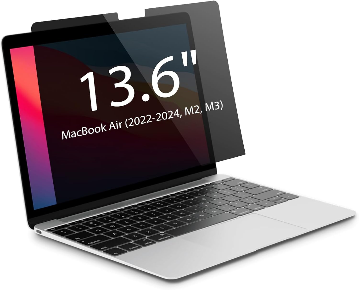 

Магнітний екран конфіденційності для MacBook Pro 16 дюймів, моделі A2141, A2485, A2780 із блокуванням синього світла, захист від відблисків для MacBook Air 13 13,6 14 15 13.6 inch