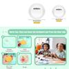 AEE2-50PCS 2.36Inch Button Maker DIY Button Pins, Acrylic Design Button Badge Clear Button Pin Badges Easy To Use