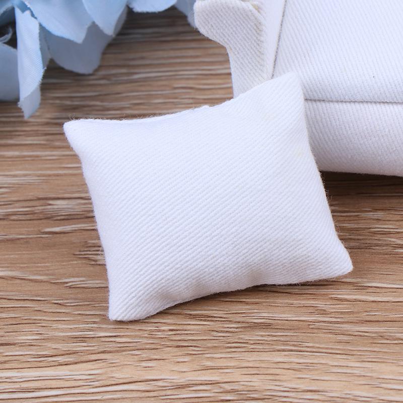 1/12 Dollhouse Miniature White Sofa With Back Cushion Doll House Accessories