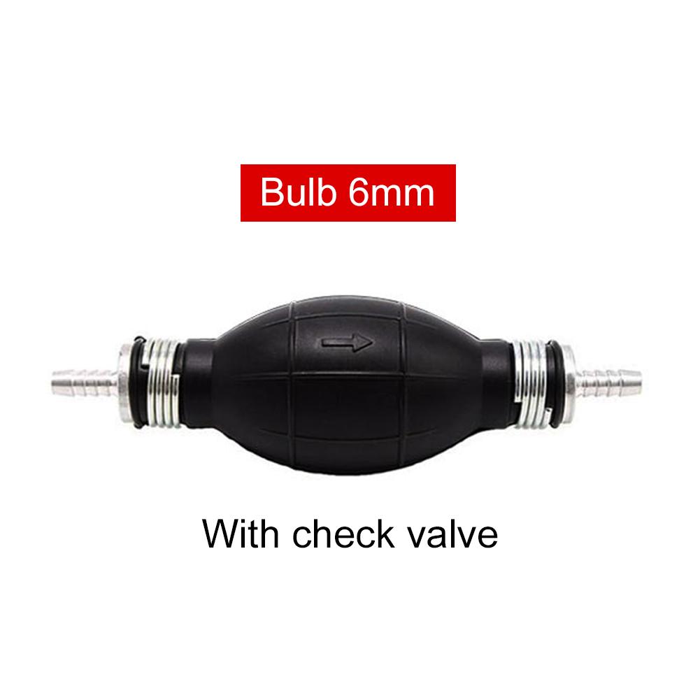 Universal Fuel Pump Rubber Manual Liquid Oil Transfer Pump Petrol Diesel Hand Primer Bulb for Car Marine Outboard 6/8/10/12mm
