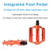 RIRO Bicycle Pedals 3 Bearing CNC Mountain Road Bike Pedal Aluminum Alloy Non-Slip Cycling Widen Pedal Bicycle Parts