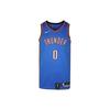 NBA Oklahoma City Thunder Russell Westbrook 0 Swingman Jersey 'Blue' Men's AV4955-403