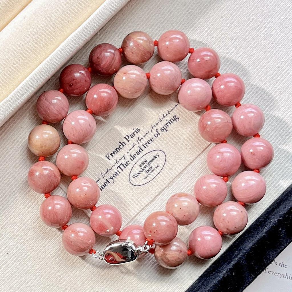 4Mm Vintage High Quality Natural Amethyst Design Sense Necklace Clavicle Chain