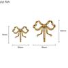 American Brass Bow Hooks Living Room Wall Hangings Gold Metal Bathroom Coat Hooks Background Wall Pendant Gifts Home Decoration
