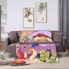 Dungeon Meshi Blanket Delicious in Dungeon Camping Flannel Bedding Throws For Outdoor Soft Warm  Quality Bedspread Gift