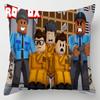 Roblox Game Cushion Cover Square Pillow Protector Decorate Back Support Mat Case
