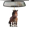Whimsical Jewelry Horse Pendant Necklace Elegant Horse Pendant for Car Christmas Trees Decorative Hanging Accessory for Doors