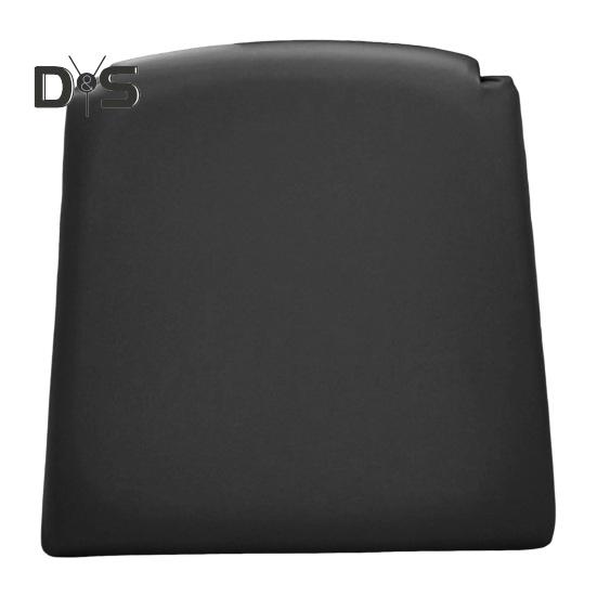 Чехол на стул из водонепроницаемой высокоэластичной искусственной кожи противоскользящий легко устанавливаемый защищает сиденье от царапин и пятен маслостойкий обеденный стул чёрный 839₽