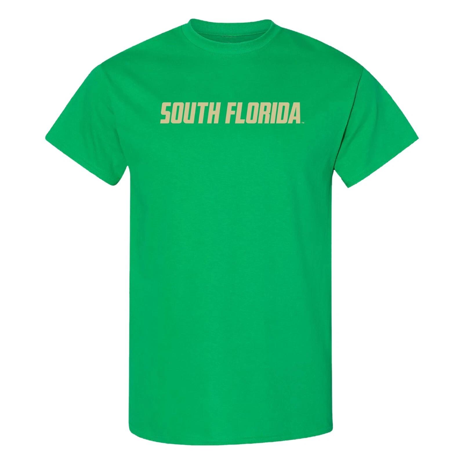 South Florida Bulls Basic Block T-Shirt - Irish Green XL