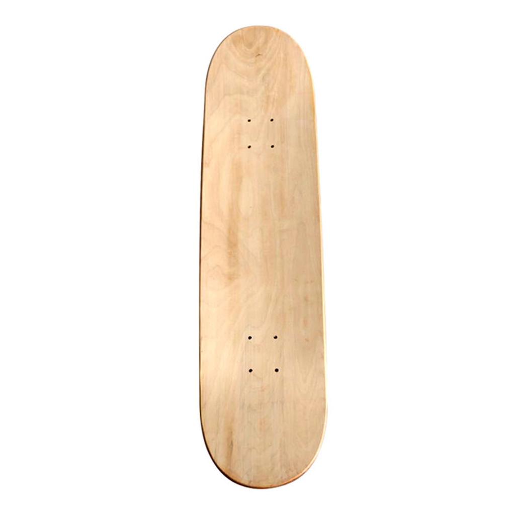 Blank Skateboard Deck 16.93x5.12x0.79in Double Sided 7 Ply Wooden Skate Deck Professional Maple Deck 43CM Board