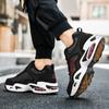 Men's Shoes Black Red Cushion Elastic Fashion Casual Shoes Winter Outdoors Cotton Shoes Warm Waterproof Antiskid Plush Sneakers