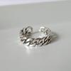 Anello Minimalista da Donna in Argento Sterling 925, Inossidabile, Anello Aperto di Alta Gamma per Dito Indice di Coppia