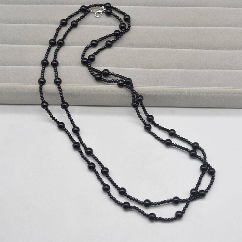 Long Multi Layered Pearl Necklace For Women Temperament Collar Chain Sweater Chain Necklaces Luxury Jewelry Accessories