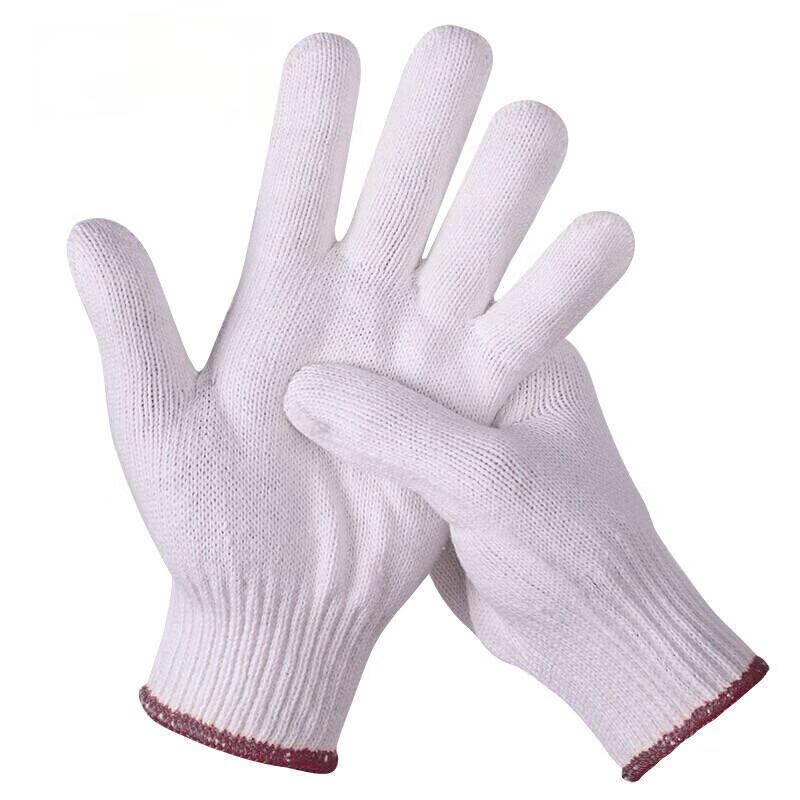 White Cotton Work Gloves