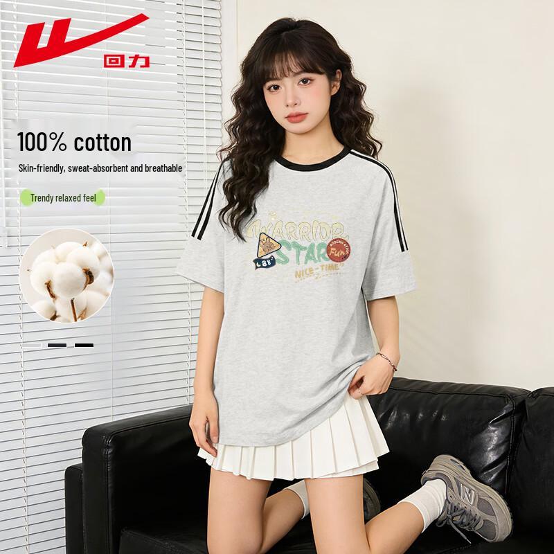 Warrior Women s American Retro Pure Cotton T-shirt XL