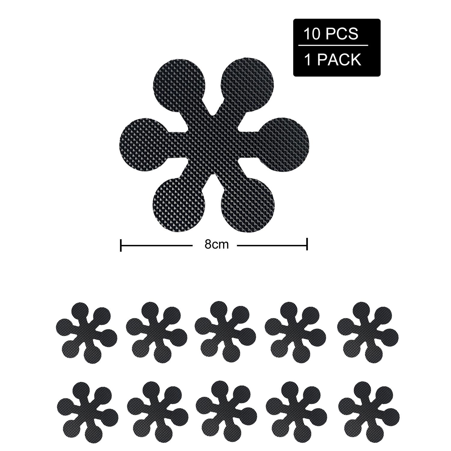 

10pcs Snowflake Shape Anti-slip Shower Tread Sticker Cartoon Foor Stickers Bathtub Anti Skid Tape Bathroom Kid s Anti Slip Mat Snowflake