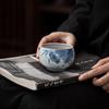 Su-Style Hand-Painted Lotus Mountain Kung Fu Tea Cup Set